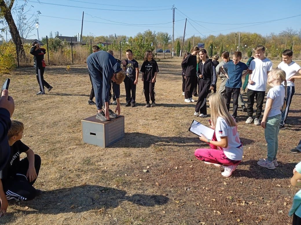 Сдача нормативов ГТО в Новой Усмани.